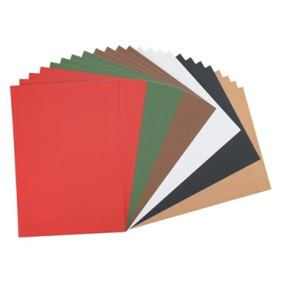 Afbeelding van Florence Sticker Cardstock Papier Glad A4 Christmas 24 vellen