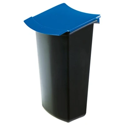 Afbeelding van HAN inzetbakje voor afvalbak Mondo 3 liter zwart / blauw HA 1843 14