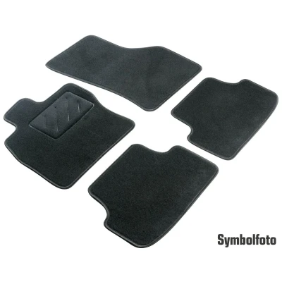 Afbeelding van WALSER 80034 Vloermatset Textiel voor en achter 4 Zwart BMW: 2 Gran Tourer
