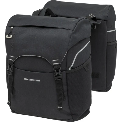 Afbeelding van New Looxs Sports Double Fietstas Black Zwart Fietstassen
