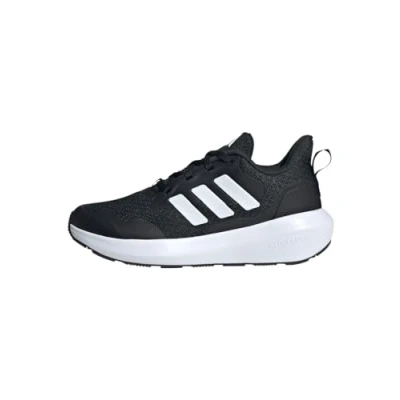 Afbeelding van Adidas Sportswear Fortarun 3.0 Shoes KIDS Sneakers laag core black cloud white voor kinderen, Maat: 36 2/3