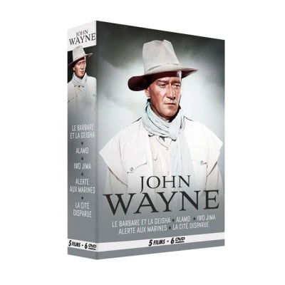 Image de Esc John Wayne : Le Barbare Et La Geisha + Alamo Iwo Jima Alerte Aux Marines Cité Disparue Dvd