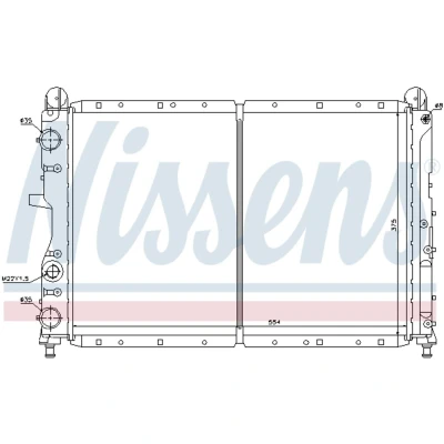 Afbeelding van Nissens Radiateur 61873