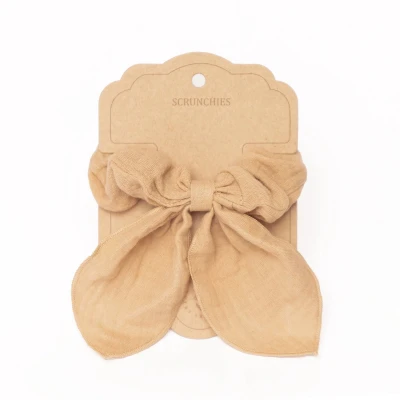 Afbeelding van Mrs Ertha Scrunchies met strik Sunshine