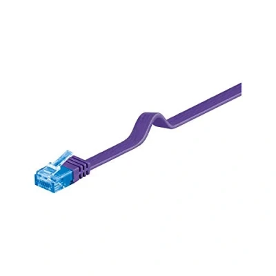 Afbeelding van Goobay 96324 CAT 6 A U/UTP platte kabel, paars, 2 m lengte