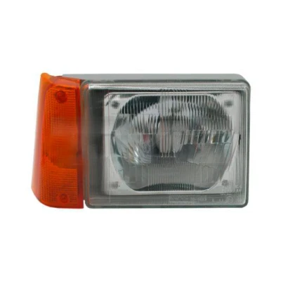 Afbeelding van TYC 20 6084 05 2 Koplampen Links R2 (Bilux), H4 Geel voor rechtsrijdend verkeer FIAT: Panda I Hatchback