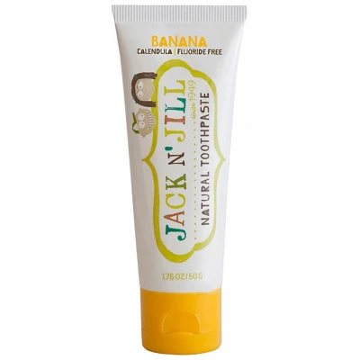Afbeelding van Jack n&#039; Jill Kids Natuurlijke Tandpasta Banaan 0/5 jaar 50gr.