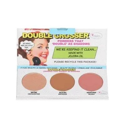 Afbeelding van the Balm Double Crosser bronzer, Dames, Maat: 8.5 g, Highlighter, blush