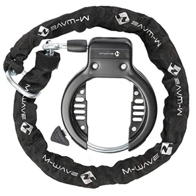 Afbeelding van M Wave Ringslot met insteekketting 1500 x 5,5 mm zwart
