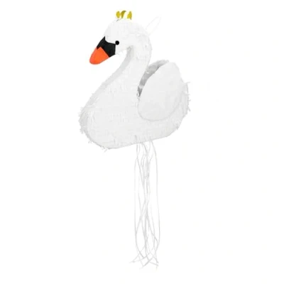 Afbeelding van Boland 30962 Pinata zwaan 43 x 39 8 cm dieren hangende decoratie voor verjaardag, themafeest en carnaval