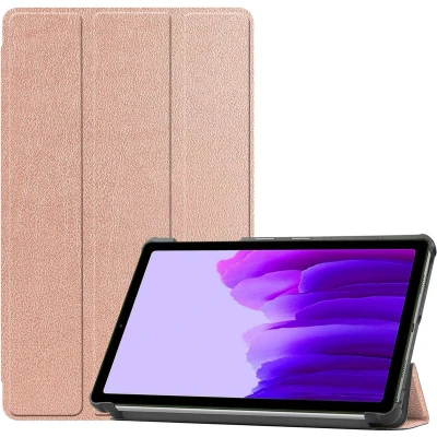 Afbeelding van iMoshion Tablet Hoes Geschikt voor Samsung Galaxy Tab A7 Lite Trifold Bookcase Rosé goud