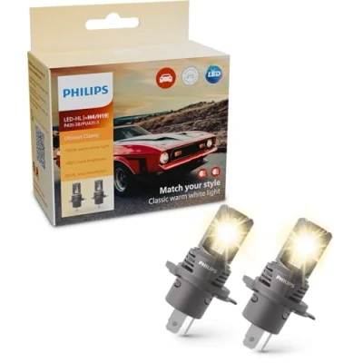 Afbeelding van Philips H4/H19 Ultinon Classic LED Koplamp Set