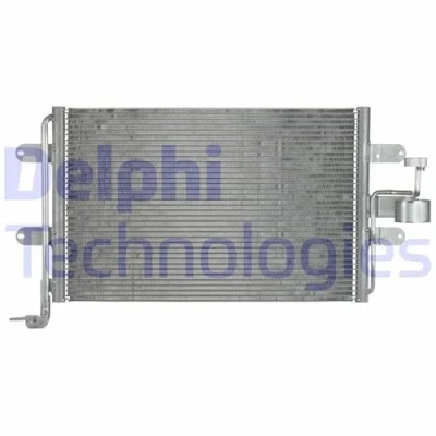 Afbeelding van DELPHI CF20299 Condensor Airco Zonder droger, Met droger 13 543 VOLKSWAGEN: Golf 4, Bora Saloon, 4 Variant, SEAT: Leon I Hatchback