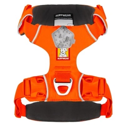 Afbeelding van RUFFWEAR Harnas aan de voorkant, reflecterend hondenharnas voor middelgrote Y vormige honden, verstelbaar en comfortabel, gevoerd dagelijks wandelen, anti trekharnas, 2 loodsluitingen V ring