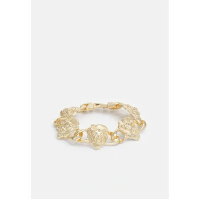 Afbeelding van Urban Classics LION Bracelet Unisex Armband goldcoloured, Heren, Maat: S/M, Gold coloured