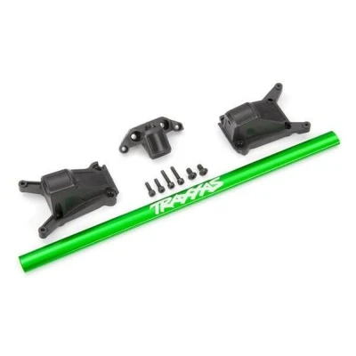 Afbeelding van Chassis brace kit, green (fits Rustler 4X4 and Slash equipped with Low CG chassis)