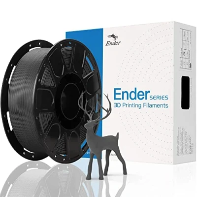Afbeelding van Creality Officieel 3D printerfilament PLA filament 1,75 mm printer dimensionale nauwkeurigheid +/ 0,02 1 kg spoel printmaterialen zwart