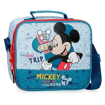 Afbeelding van Disney Road Trip Reisaccessoires Kinderen en tieners, Blauw, Neceser Aanpasbaar met Bandolera, vereist, vereist