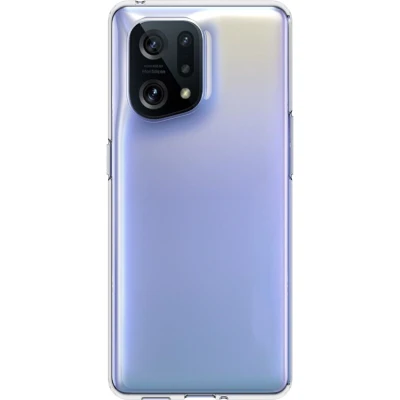 Afbeelding van iMoshion Hoesje Geschikt voor Oppo Find X5 5G Siliconen Shockproof Case Transparant