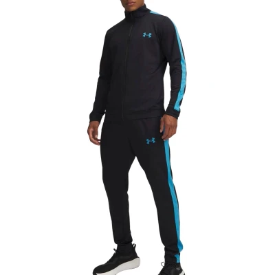 Afbeelding van Under Armour Track SUIT SET Trainingspak, Heren, Maat: XS, Black/ether blue