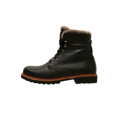 Afbeelding van Panama Jack Aviator Igloo Veterboots, Heren, Maat: 40, Black Leer