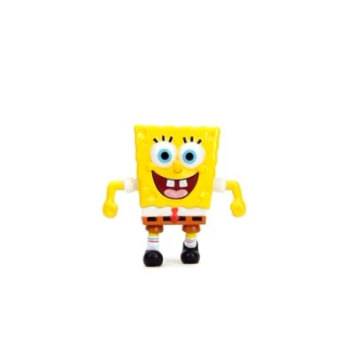 Afbeelding van Jada Toys Spongebob figuur (1 stuk) 1 van de 4 metalen verzamelfiguren (SpongeBob, Patrick, Thaddeus of M. Krabs) voor fans en verzamelaars vanaf 8 jaar, Wave 1, selectie