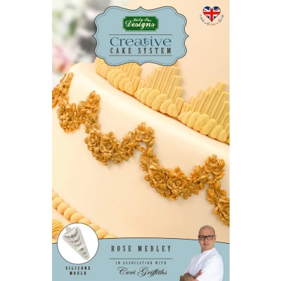 Afbeelding van Katy Sue Mold Cake System Rozen Slinger