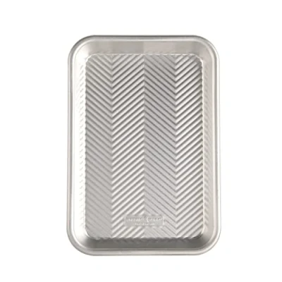 Afbeelding van Bakplaat, met Structuur, 25,7 x 17,8, Aluminium Nordic Ware Naturals Prism