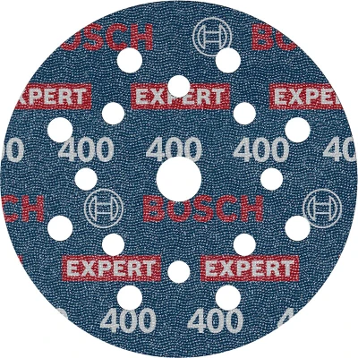 Image de BOSCH 2608902406 EXPERT disque abrasif O780 avec support film, 125 mm, grain 400 (6 pcs)