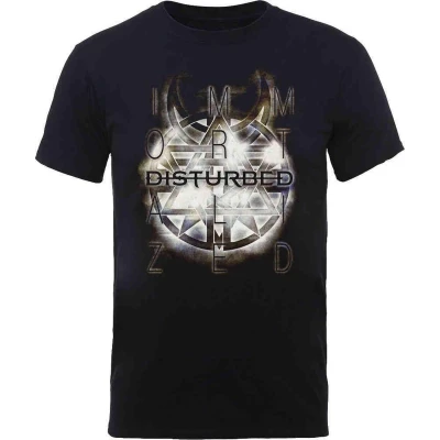 Afbeelding van Disturbed Symbol Heren T shirt XL Zwart
