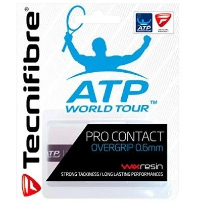 Image de Tecnifibre Contact Pro Surgrip de Tennis Adulte, Blanc, par 3