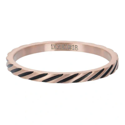 Afbeelding van Slanting stripes iXXXi Vulring 2 mm SALE 21 / Matt Rosé fill in black