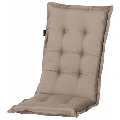 Afbeelding van Madison Tuinstoelkussen hoge rug 50x123 cm Basic taupe