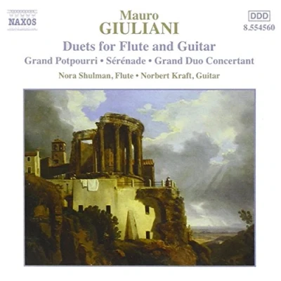 Afbeelding van Nora Shulman &amp; Norbert Kraft Giuliani: Duets For Flute And Guitar (CD)