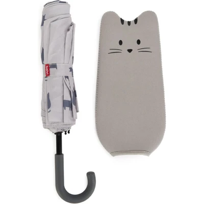 Afbeelding van Jonckheere Collectie paraplu katten grijs nylon