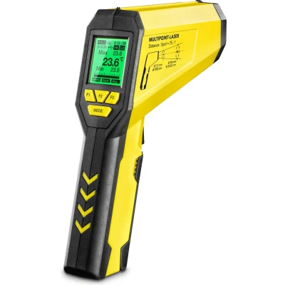 Afbeelding van TROTEC Pyrometer / Infrarood Thermometer TP10 multipunt laser