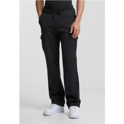 Afbeelding van Urban Classics Heavy Straight Leg Cargo Heren joggingbroek 4XL Zwart