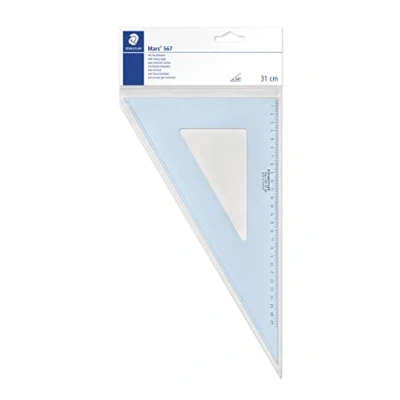 Afbeelding van Staedtler Mars 567 31 60 Set Vierkant 32 cm 60/30 Graden Blauw