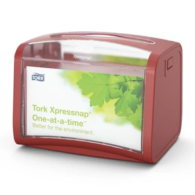 Afbeelding van Tork Xpressnap Tabletop servetdispenser rood (N4)