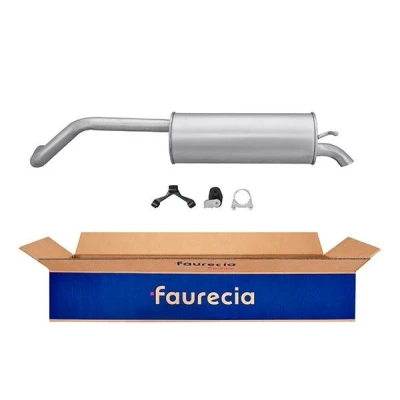 Afbeelding van HELLA 8LD 366 036 471 Einddemper Achter Met aanbouwdelen SEAT: Ibiza 3, VOLKSWAGEN: Polo IV Hatchback