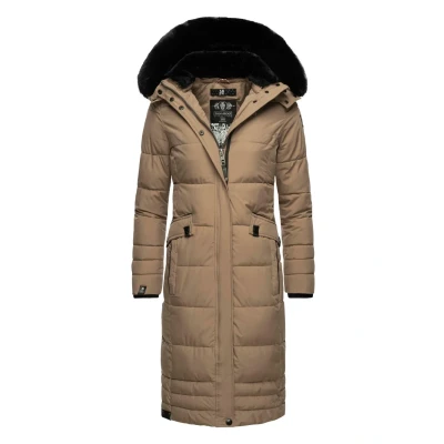 Afbeelding van Warm &amp; Waterafstotend Navahoo Fahmiya Winterjas Dames Volwassen Capuchon Taupe S