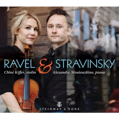Afbeelding van Chloe Kiffer Alexandre Moutouzkine Ravel &amp; Stravinsky (CD)