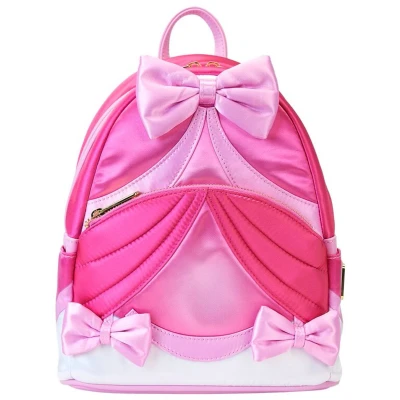 Afbeelding van Cinderella Loungefly 75. Anniversary Pink Bow Mini rugzak meerkleurig
