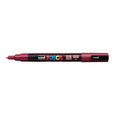 Image de uni ball Marqueur peinture POSCA PC 3M, lie de vin