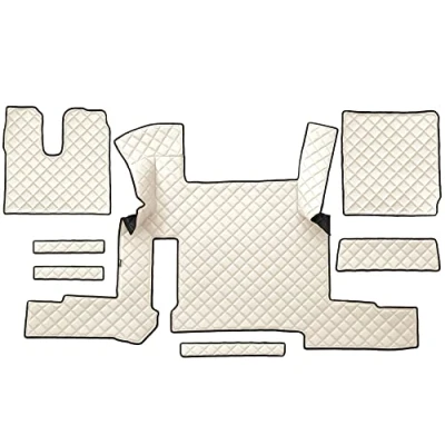 Afbeelding van F CORE truck accessoires Vloer volledige mat compatibiliteit voor MAN TGX 01.18 03.20 AUTOMAAT 2 laden CHAMPAGNE