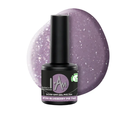 Afbeelding van Soak Off Gel Polish #136 Blueberry Pie (7ml) Blauw