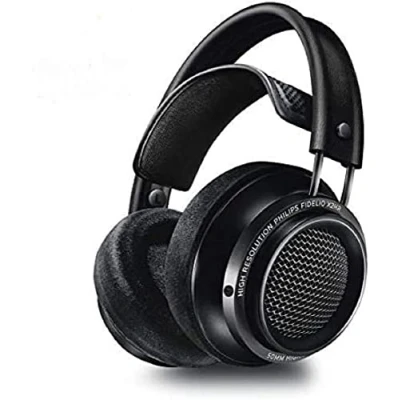 Afbeelding van Philips Fidelio X2HR/00 oortelefoon, hoofdtelefoon met geluid van hoge kwaliteit (50 mm drivers, deluxe oorkussens memory foam, afneembare kabelklem) zwart [Amazon Exclusive]