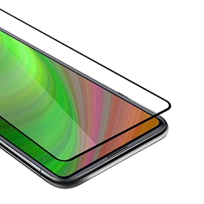 Afbeelding van Cadorabo Screenprotector geschikt voor Huawei P SMART PRO Volledig scherm pantserfolie Beschermfolie in TRANSPARANT met ZWART Gehard (Tempered) display beschermglas 9H hardheid 3D Touch