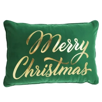 Afbeelding van Unique Living Sierkussen Merry Dark Green 40x60cm