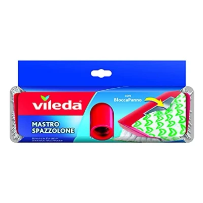 Image de Vileda 129414 mastrospazzolone rechange et aux fibres inclinées système bloccapanno